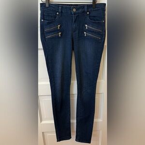 PAIGE Edgemont Skinny Jeans Kai No Whiskers Sz 28